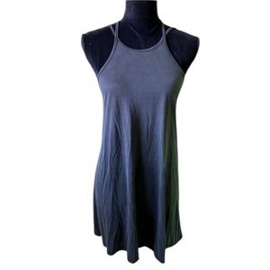 Lulus Womens Black Halter Mini Tank Dress Small Y2K